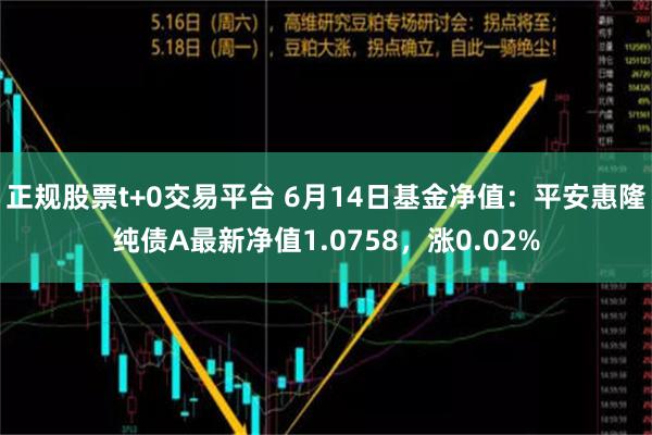 正规股票t+0交易平台 6月14日基金净值：平安惠隆纯债A最新净值1.0758，涨0.02%