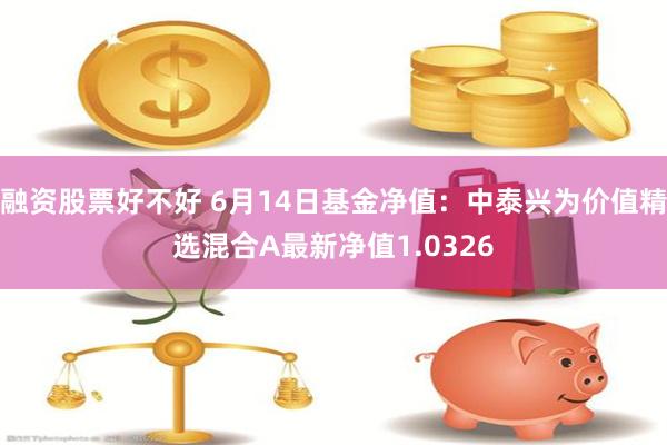 融资股票好不好 6月14日基金净值：中泰兴为价值精选混合A最新净值1.0326