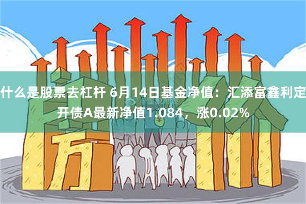 什么是股票去杠杆 6月14日基金净值：汇添富鑫利定开债A最新净值1.084，涨0.02%