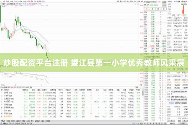 炒股配资平台注册 望江县第一小学优秀教师风采展