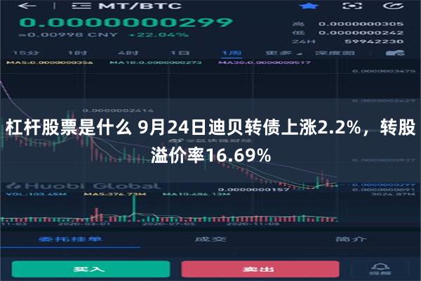 杠杆股票是什么 9月24日迪贝转债上涨2.2%，转股溢价率16.69%